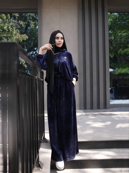 Ayollar kofta va yubka to‘plami, keng fason, Free size 46–54
