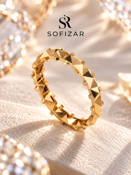 Артикул 1644 Золотое кольцо Sofizar 585 пробы, 1,3 г, - 