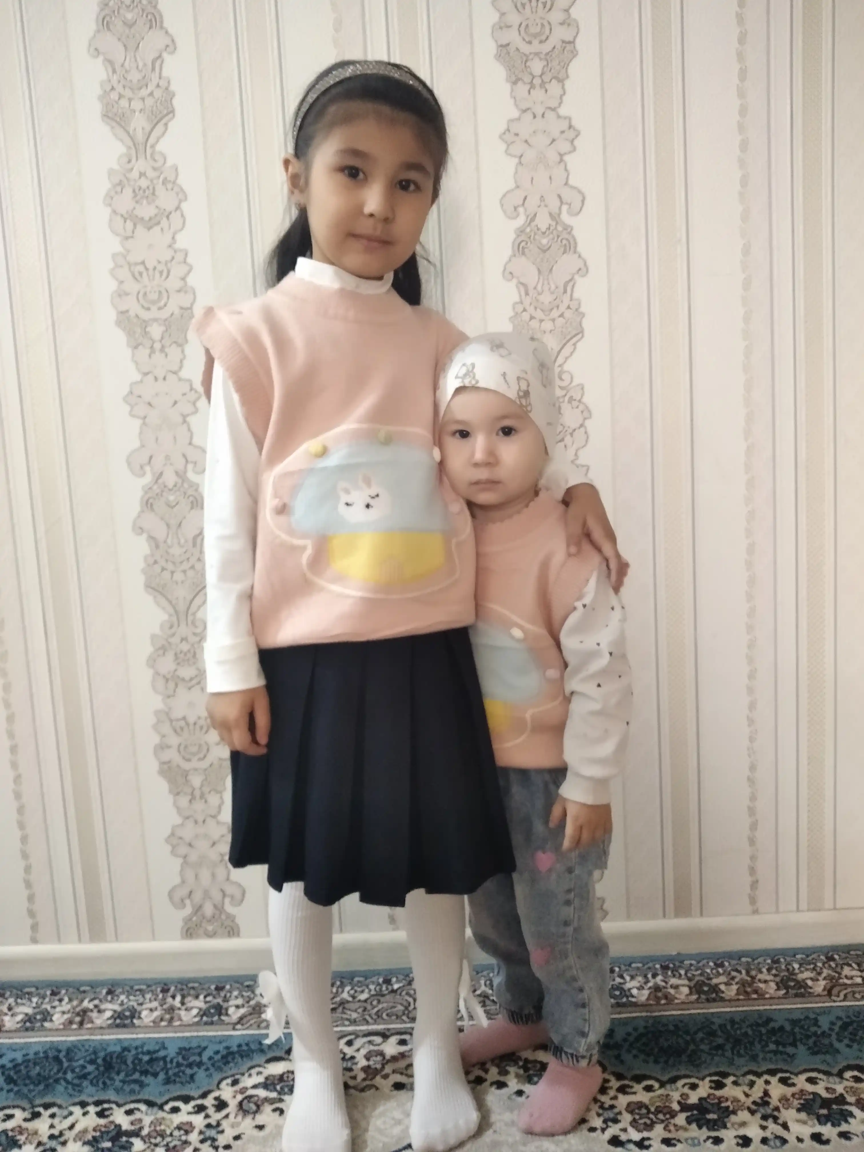 2-6 yosh qizlar uchun jilet, qalin bezruvkavka, Xitoy maxsuloti