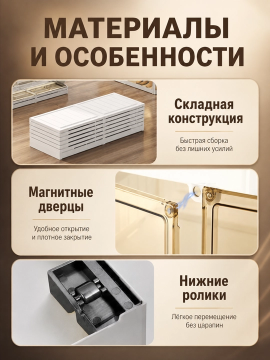 Обувница для прихожей, многоярусная полка и органайзер для хранения обуви
