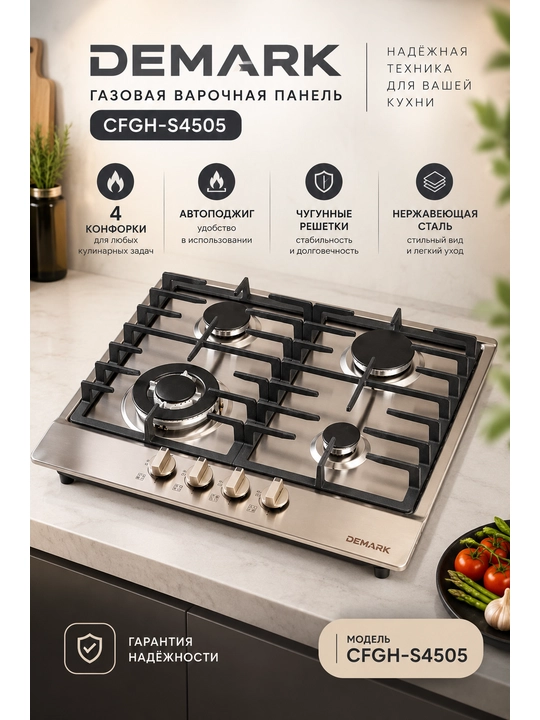 Встраиваемая варочная панель DEMARK CFGH-S4505 - 