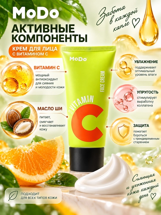 Крем для лица Modo с витамином С, 50 г