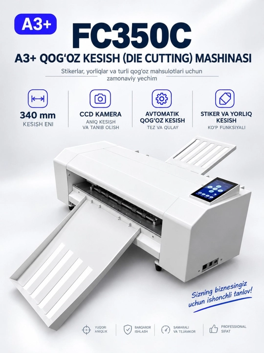 MYCUT FC350C A3+ avtomatik stiker va yorliq kesish plotteri - 