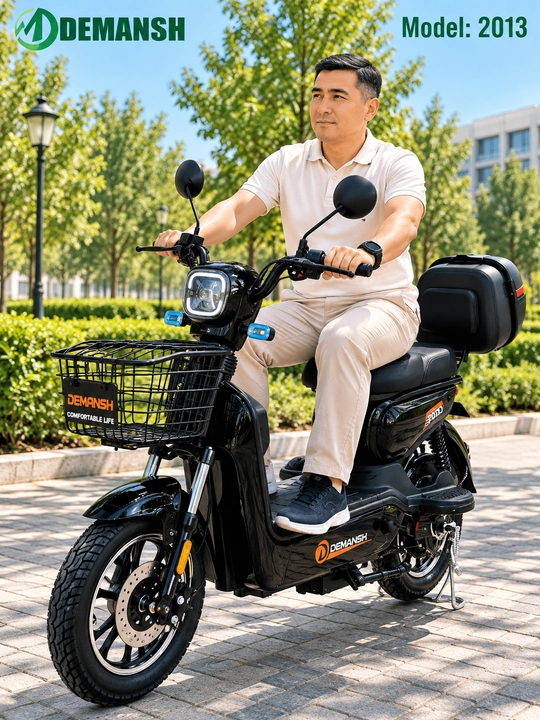 DEMANSH 2013 mash 500W, 60V 20Ah, 55 km/soat, 60 km, LED, zamonaviy elektr transport - 