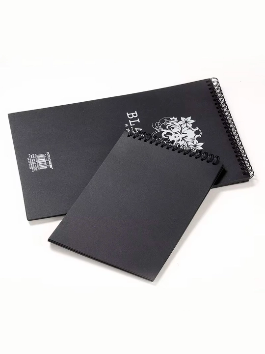 BLACK PAD qora rasm albomi — rasm chizish, eskizlar yaratish va ijodiy ishlar uchun albom