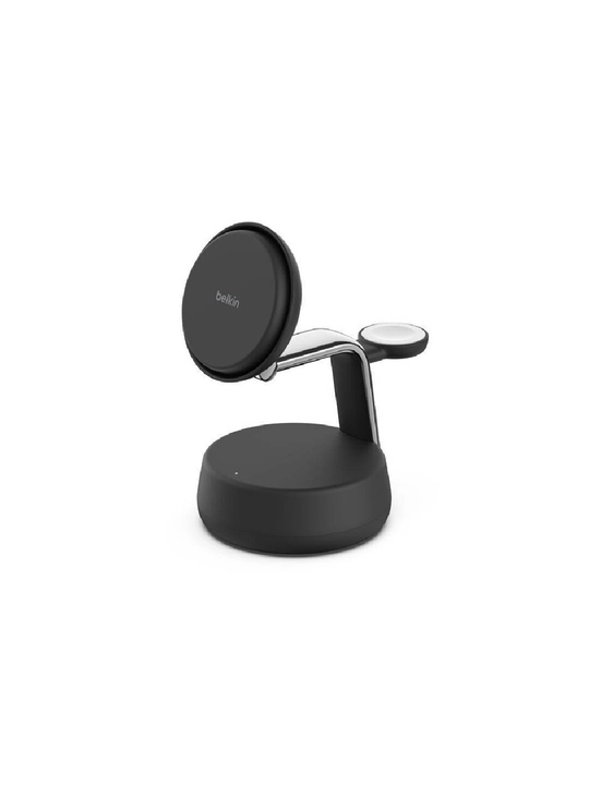 Smartfonlar, soatlar, quloqchinlar uchun Belkin 25W Qi2 3-in-1 simsiz quvvatlash qurilmasi