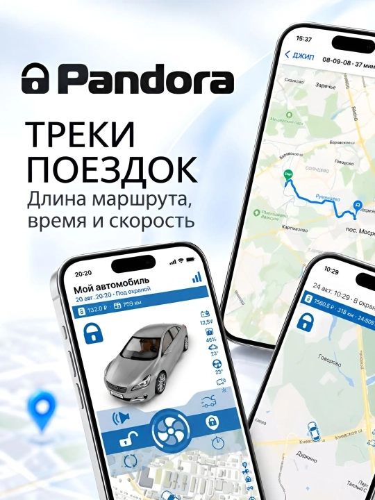 Автосигнализация Pandora VX-4G 3FD GPS