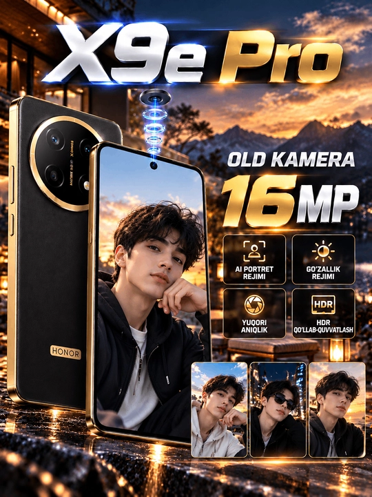 Honor X9e Pro 5G — Премиальный смартфон с аккумулятором 11 000 мАч