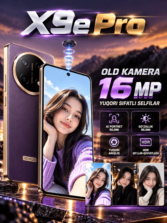 Honor X9e Pro 5G — Премиальный смартфон с аккумулятором 11 000 мАч