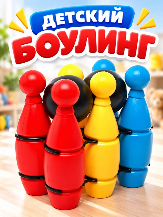 Детский боулинг, игровой набор