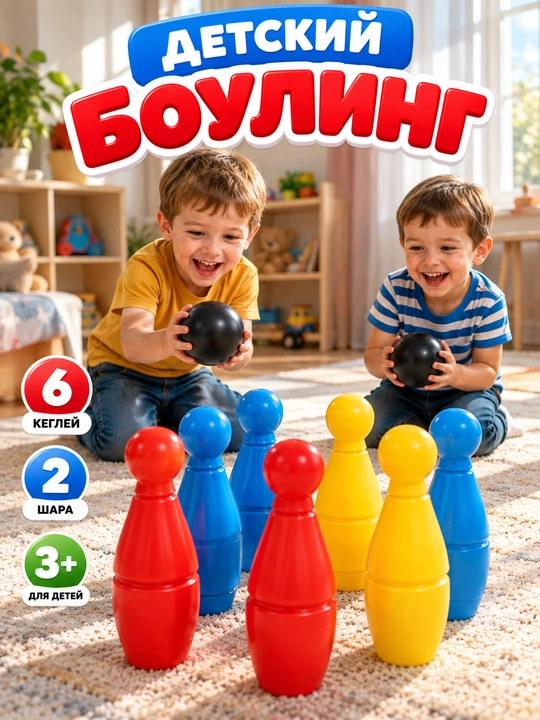 Детский боулинг, игровой набор