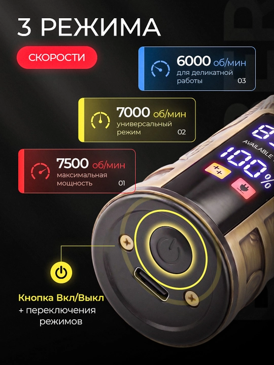Триммер машинка для стрижки волос бритья бороды