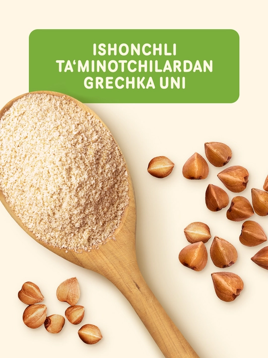 Nestlé sutli grechka bo'tqasi, 6 oydan boshlab, 200 g BL probiotiki bilan