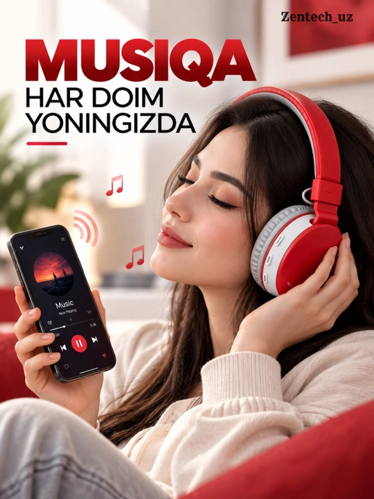 Беспроводные наушники Wireless 881A Bluetooth для музыки и повседневного использования