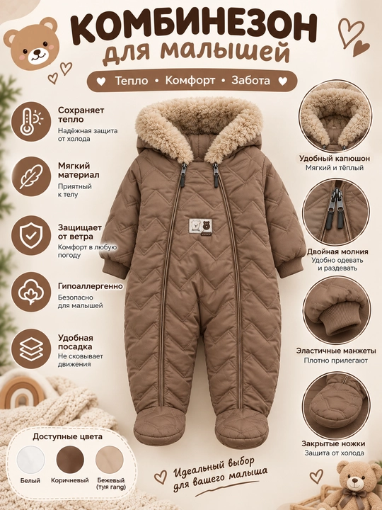 Kichkintoylar uchun kombinezon - 