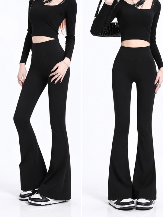 Ayollar uchun sport losinlari.Leggins yuqori belli elastik klyosh shim