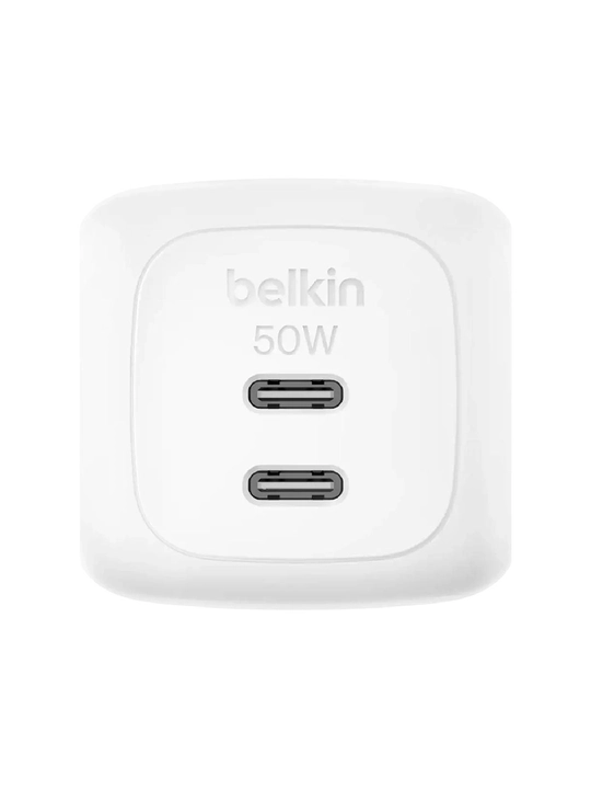 Сетевое зарядное устройство Belkin 50W Dual USB-C PPS - 