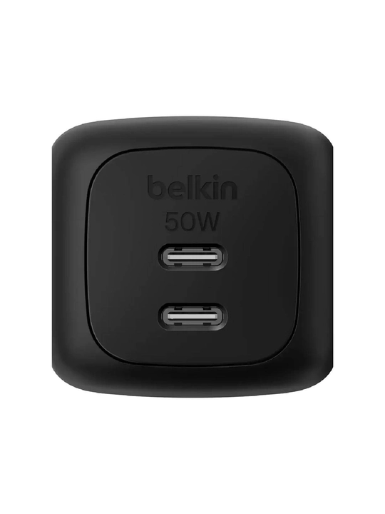 Сетевое зарядное устройство Belkin 50W Dual USB-C PPS - 