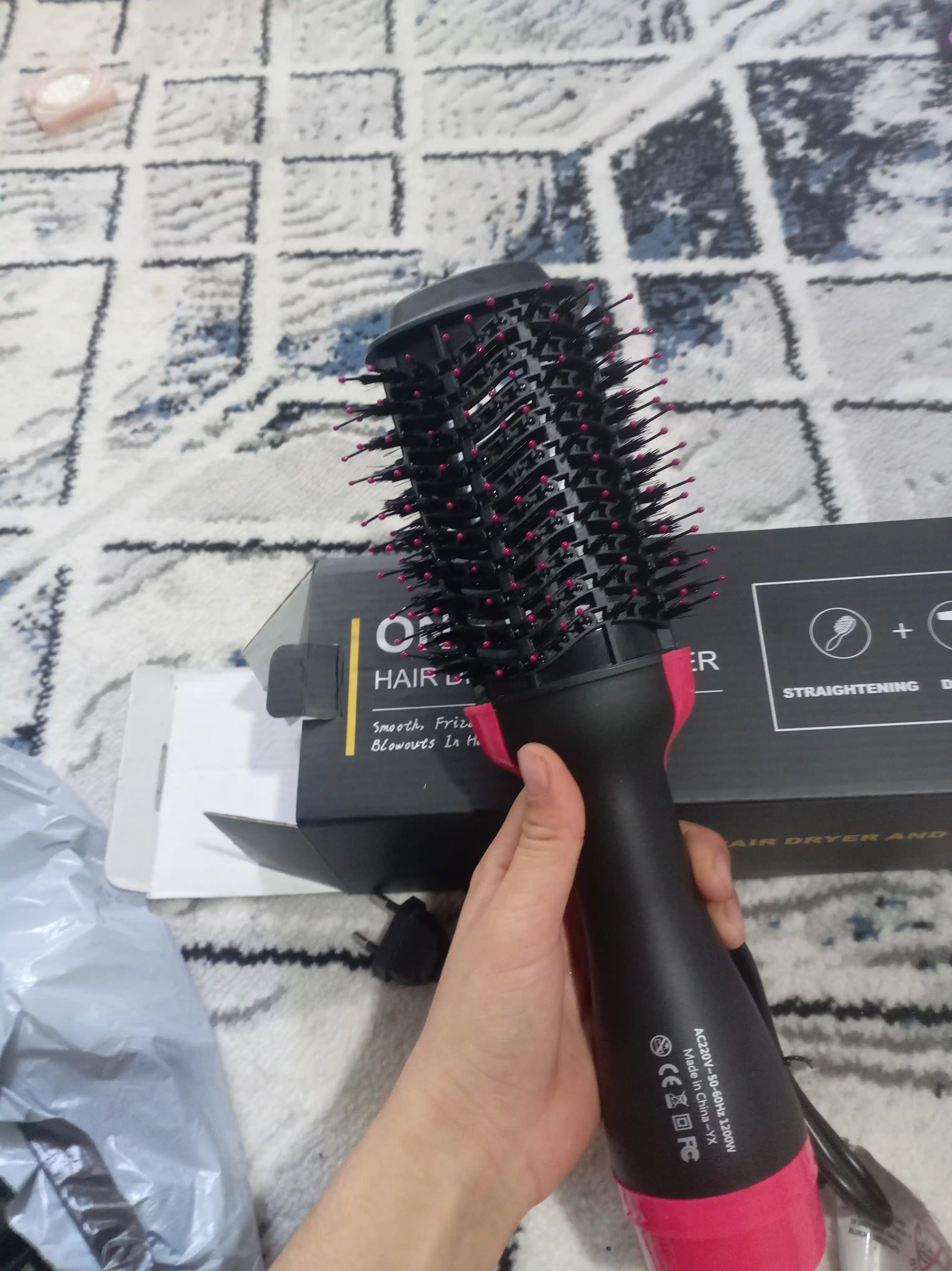 Soch quritgich, taroqli fen One Step, multistyler  3 tasi 1 da