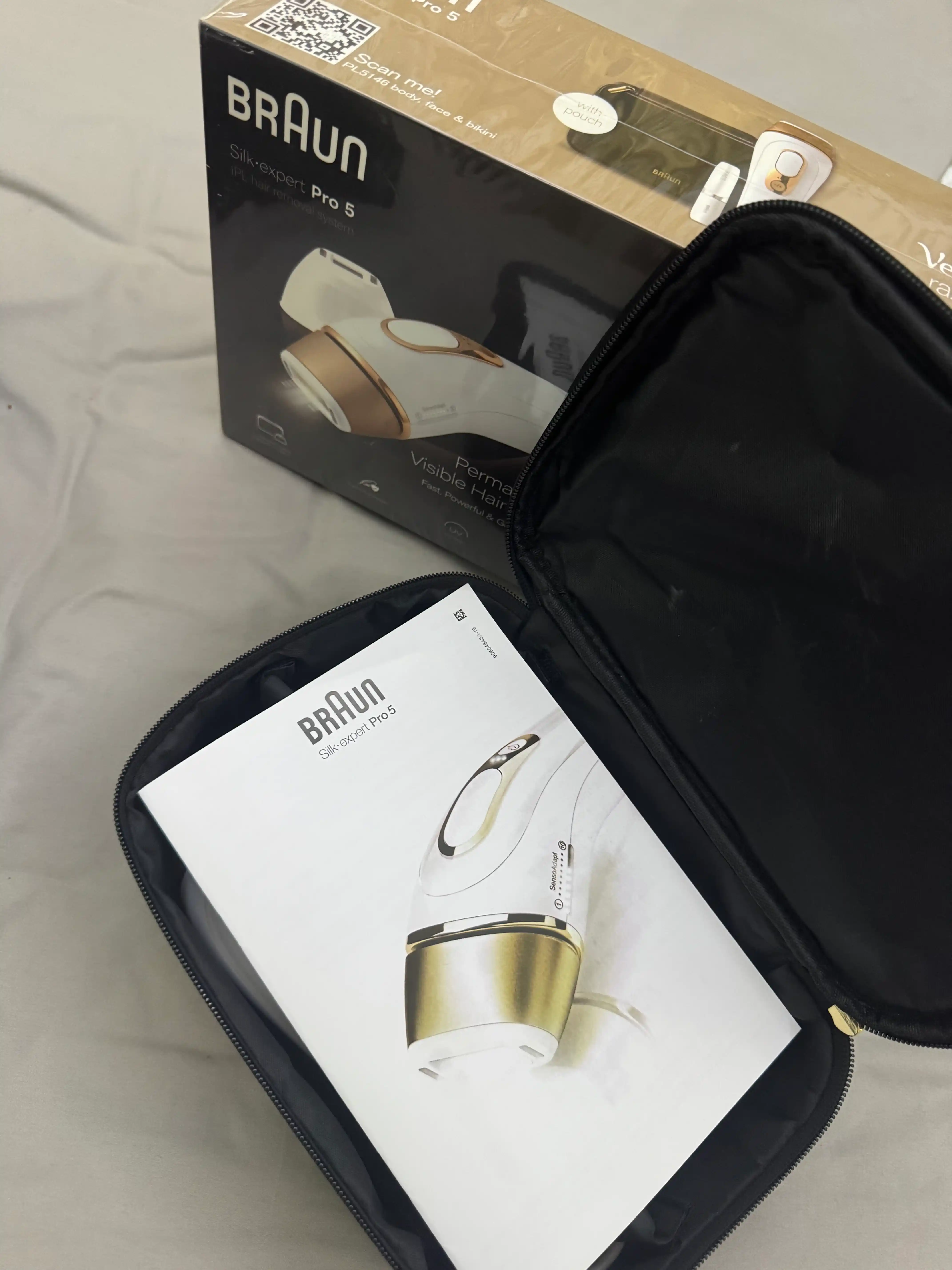 Braun Fotoepilyatori, bikini, yuz, tana sohasi uchun, Silk Expert Pro 5 400.000 chaqnash