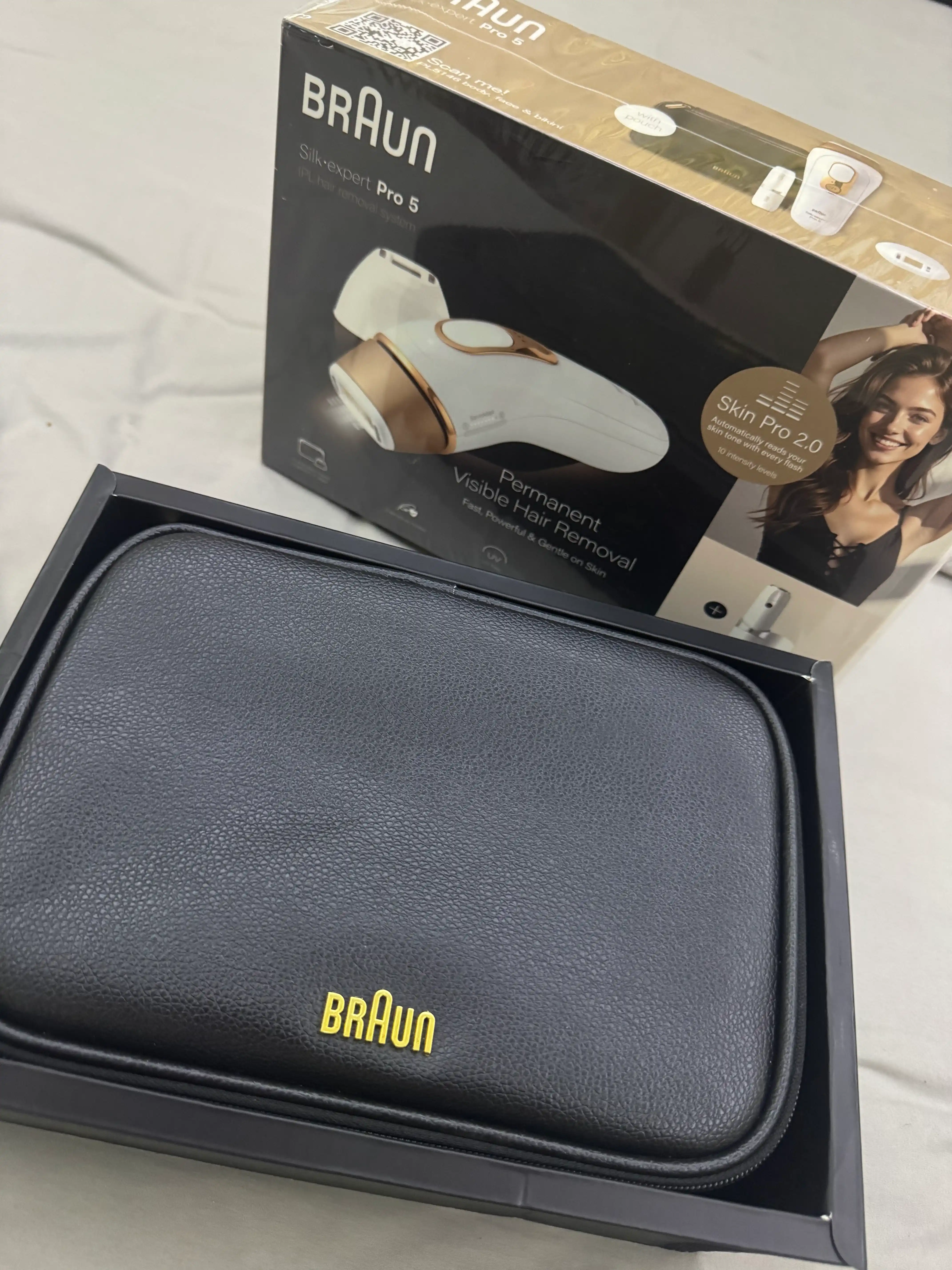 Braun Fotoepilyatori, bikini, yuz, tana sohasi uchun, Silk Expert Pro 5 400.000 chaqnash