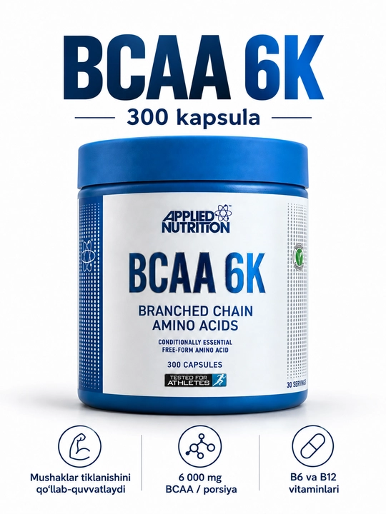 Applied nutrition bcaa 6k 300 caps - 