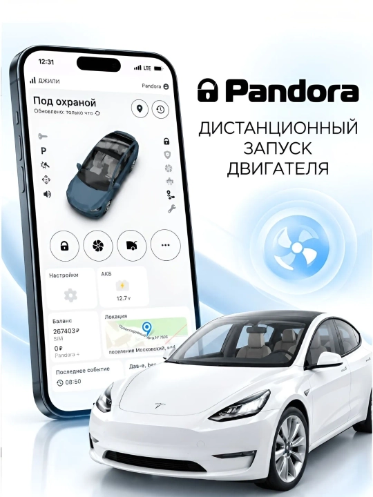 Автосигнализация Pandora VX-4G 3FD