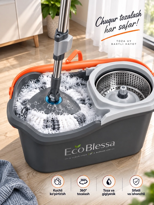 EcoBlessa — chelakli yuqori sifatli shvabra