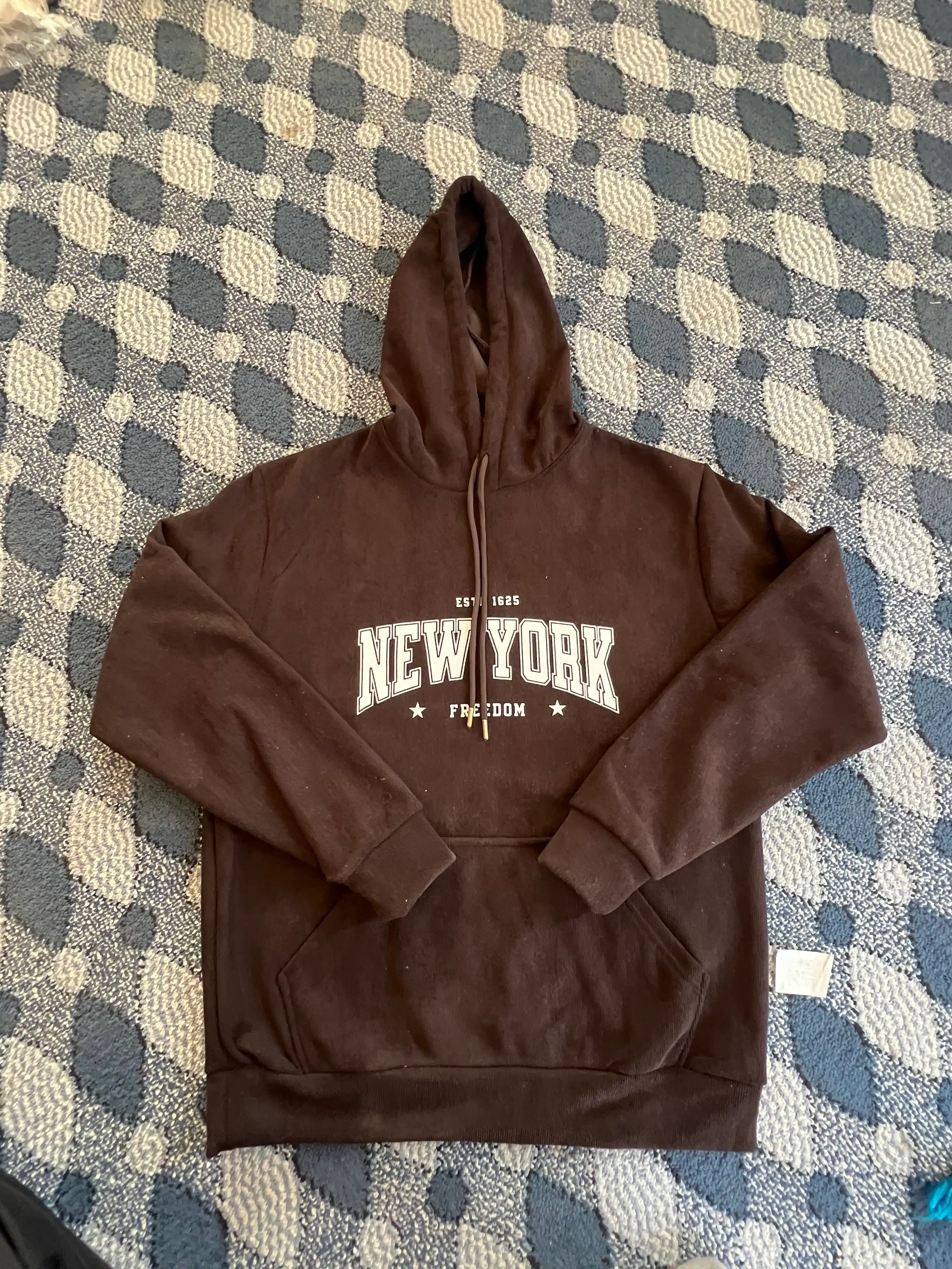 "Brooklyn EST. 1889", толстовка с капюшоном, оверсайз