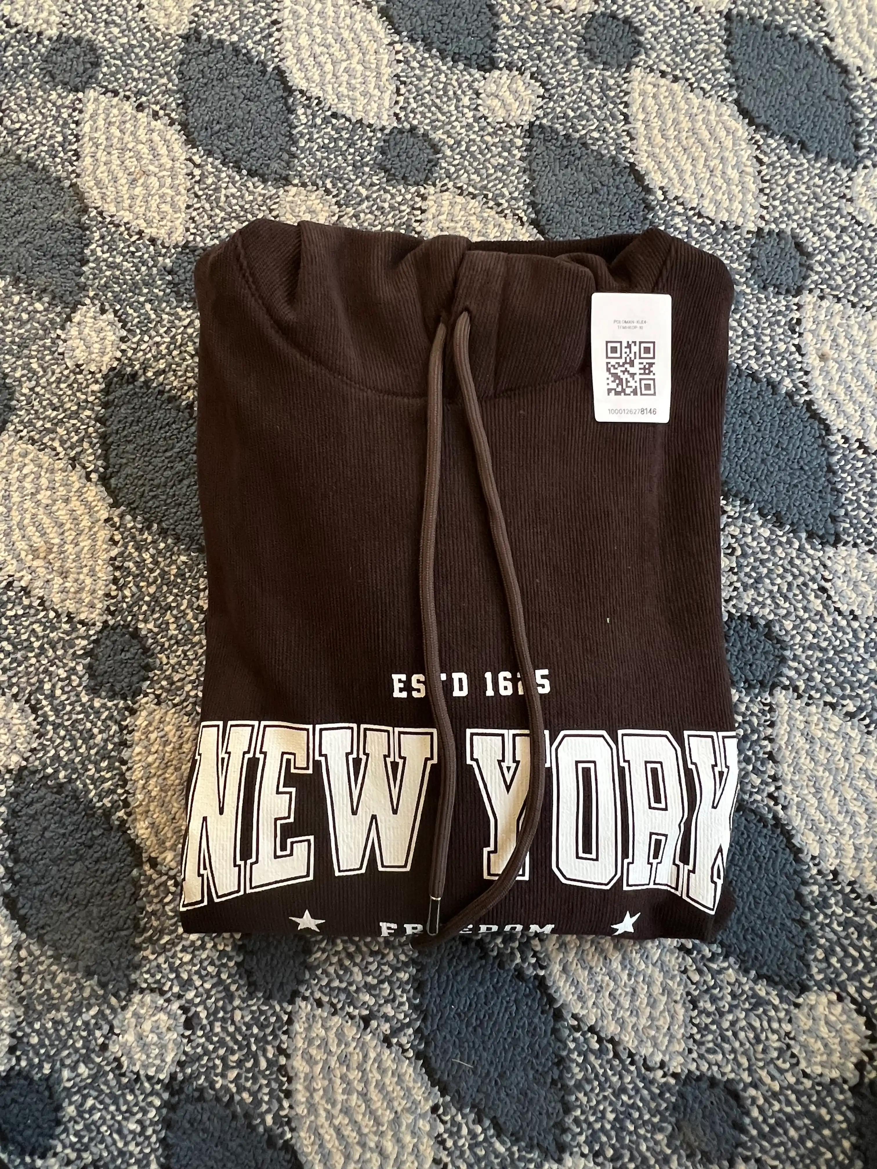 "Brooklyn EST. 1889", толстовка с капюшоном, оверсайз