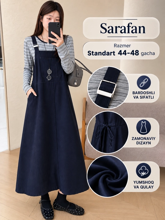 Ayollar sarafani, ayollar uchun sarafan - 