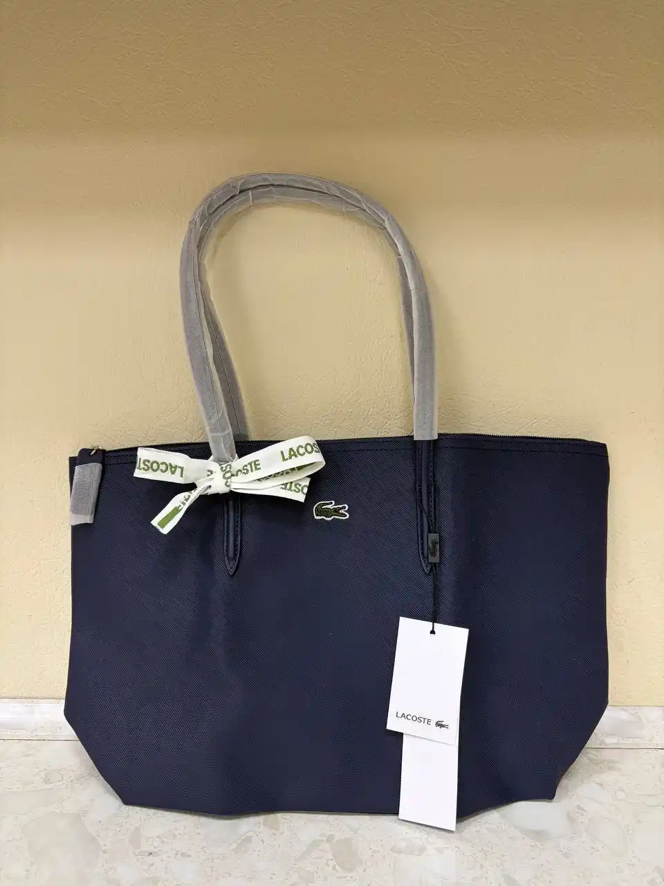 Sumka ayollar uchun katta hajmdagi Lacoste uslubida shopper tout sumkasi
