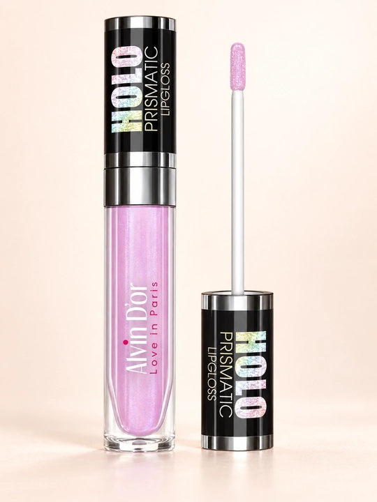 Блеск для губ Alvin D’or LG-15 Holo Prismatic, голографическое сияние - 