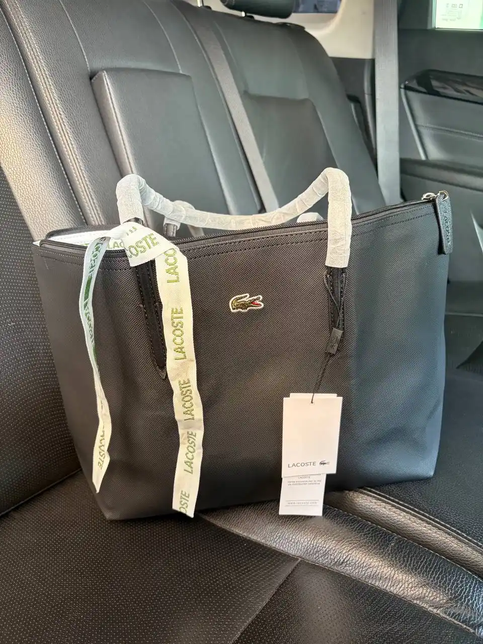 Sumka ayollar uchun katta hajmdagi Lacoste uslubida shopper tout sumkasi