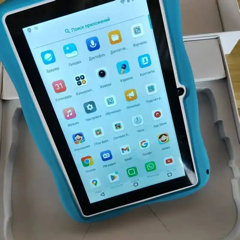 Bolalar planshet kompyuteri — xotira 128 Gb, Android 15 Pad712, C1000 CHico