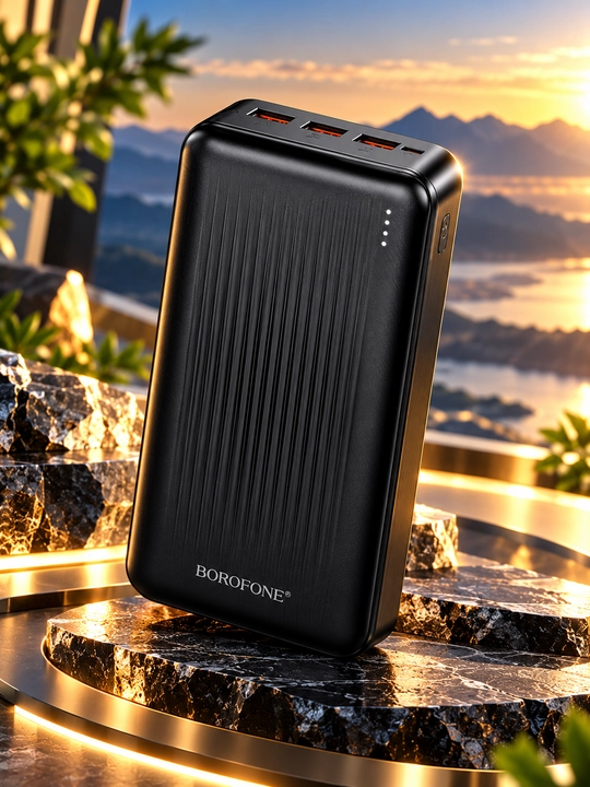 Power Bank Borofone, внешний аккумулятор, быстрая зарядка, USB, Type-C