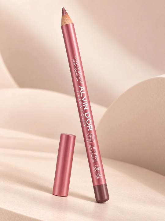 Карандаш для губ Alvin D’or P-20 Color Boost, мягкое нанесение - 