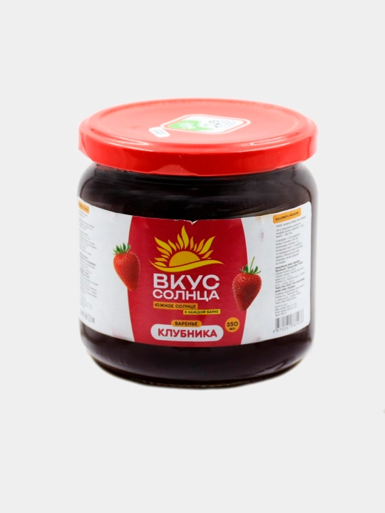 "Quyosh ta’mi" qulupnayli murabbosi, 350 ml - 