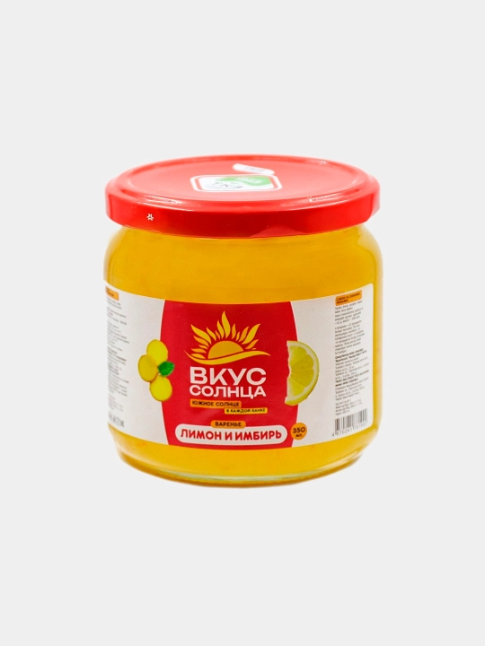 "Quyosh ta’mi" limonli - zanjabilli murabbo, 350 ml - 
