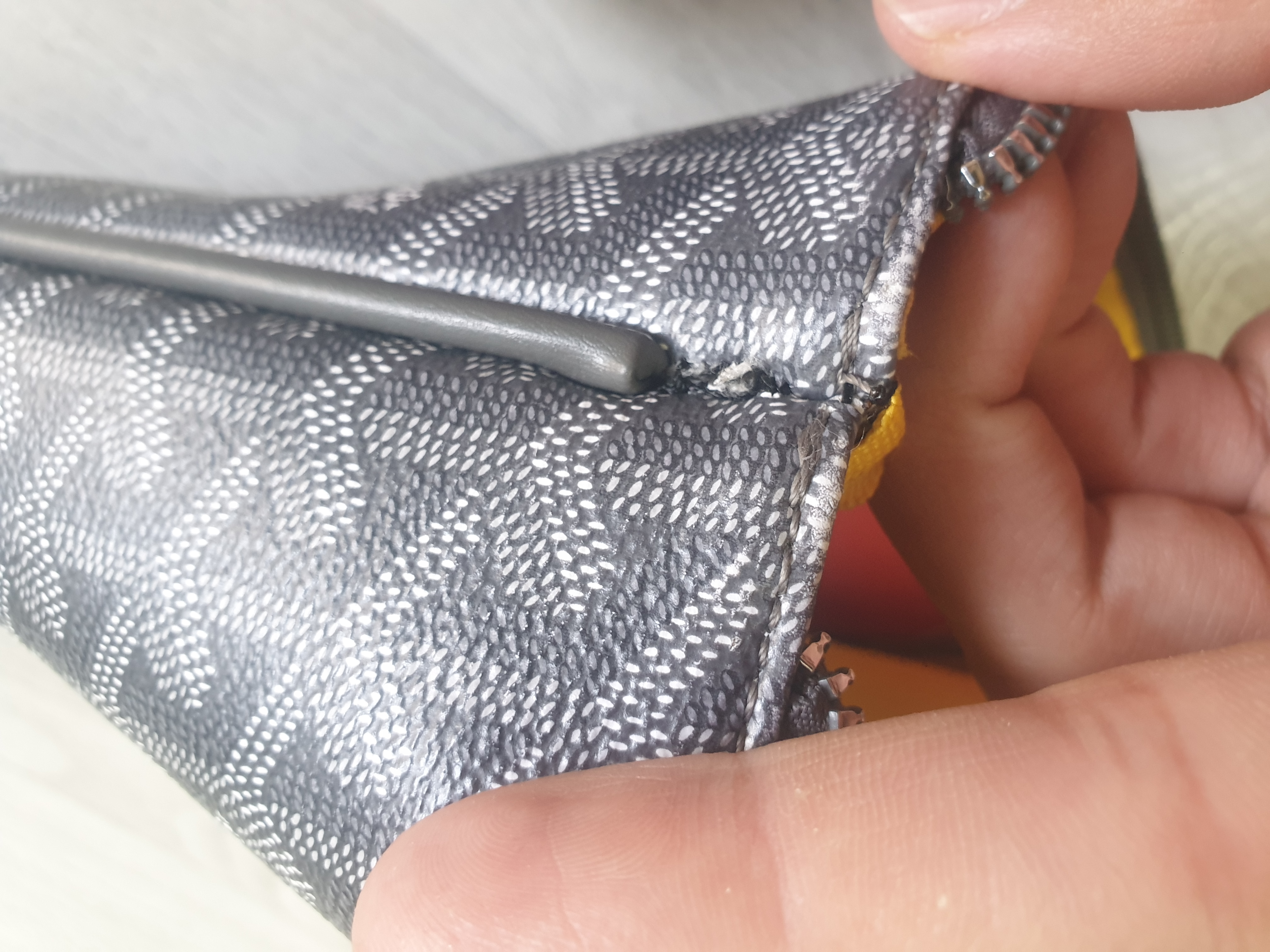 Goyard qo‘l sumka-klatch, barsetka erkaklar va ayollar uchun, zamonaviy dizayn karobkali