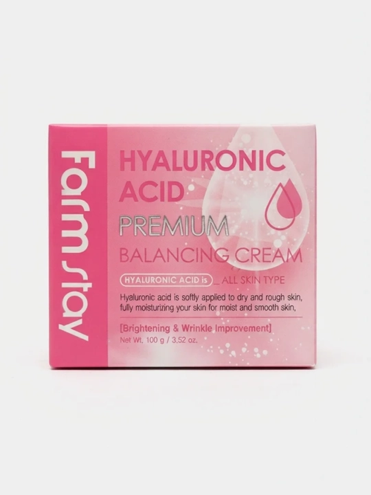 Hyaluronic Acid yuz kremi Premium Balancing, chuqur namlantiruvchi, 100g