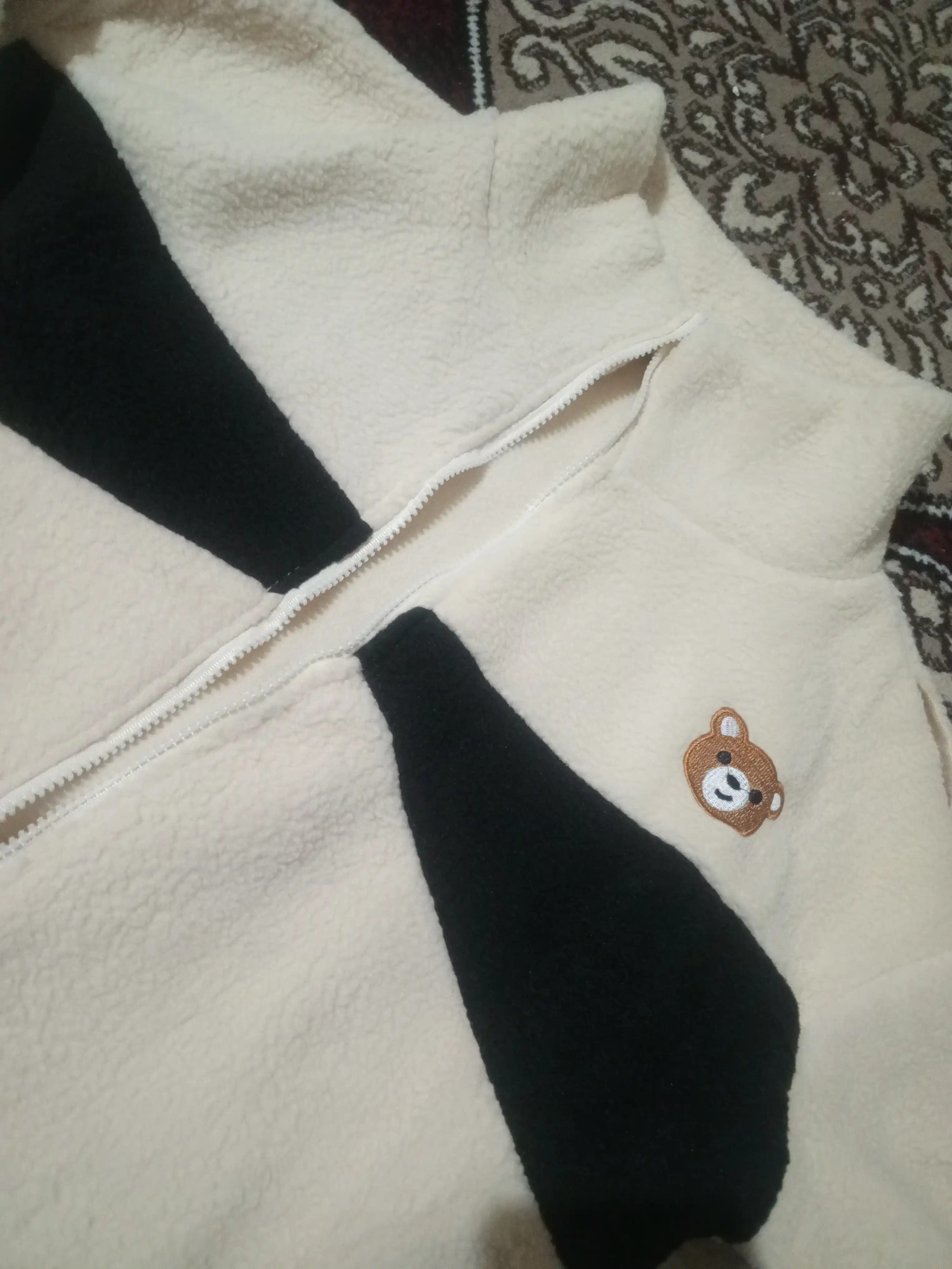 Ayollar va Qizlar uchun Teddy kurtka ayiqcha vishevkali
