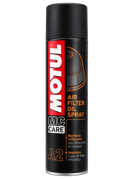 MOTUL Air Filter Oil Spray A2 — масло-спрей для воздушного фильтра