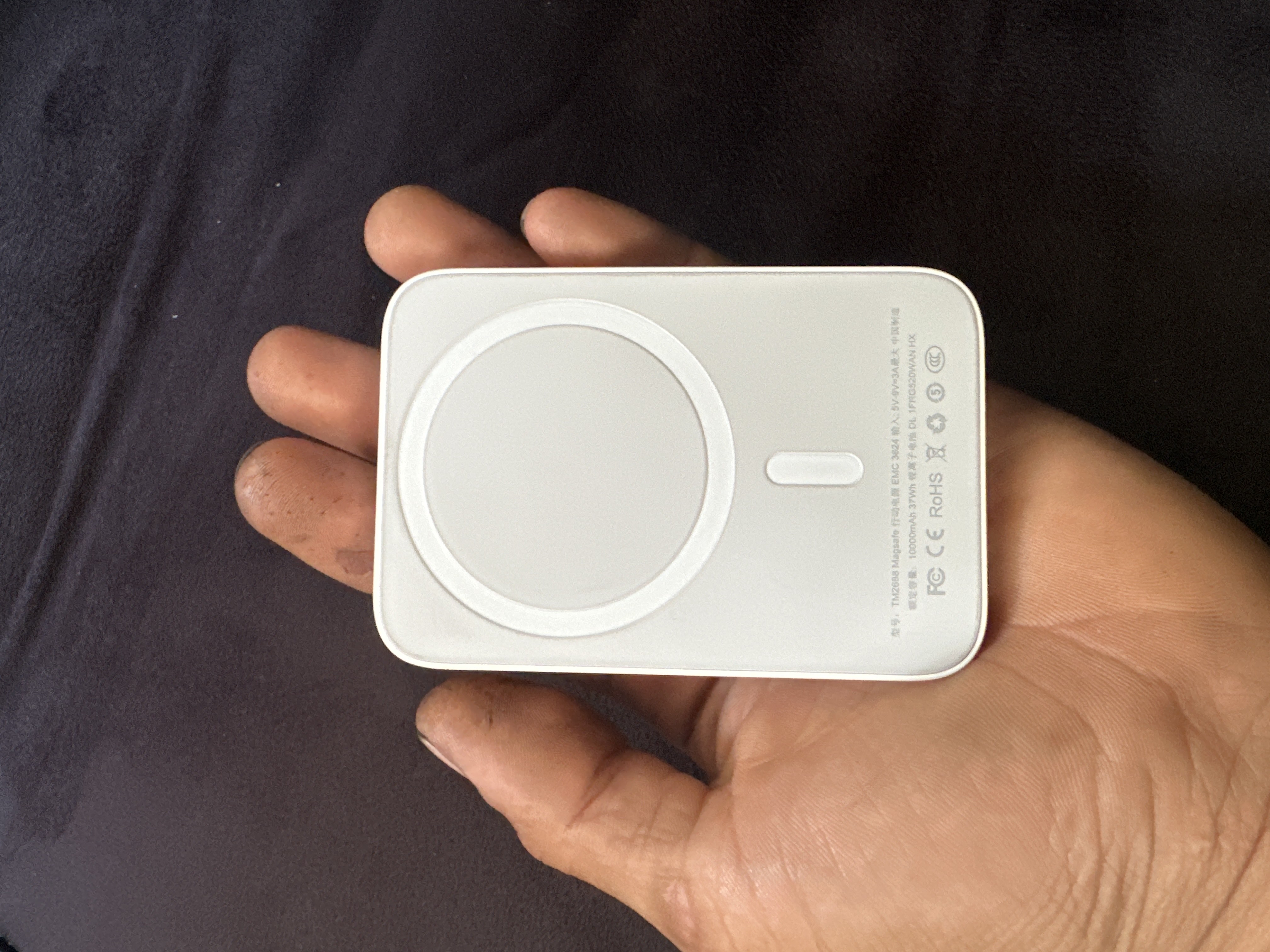 IPhone uchun simsiz MagSafe powerbank, 10 000 mA/soat
