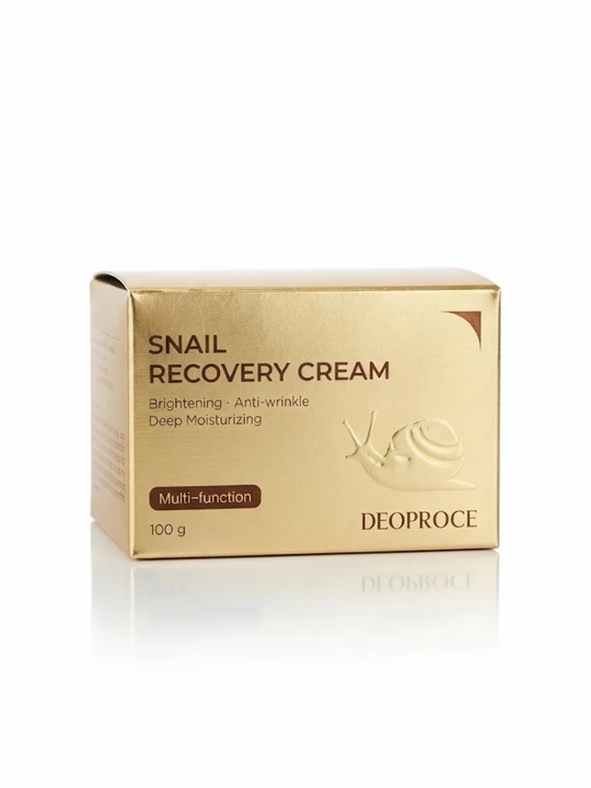 Deoproce Snail Recovery yuz kremi, ajinlarga qarshi, 100g