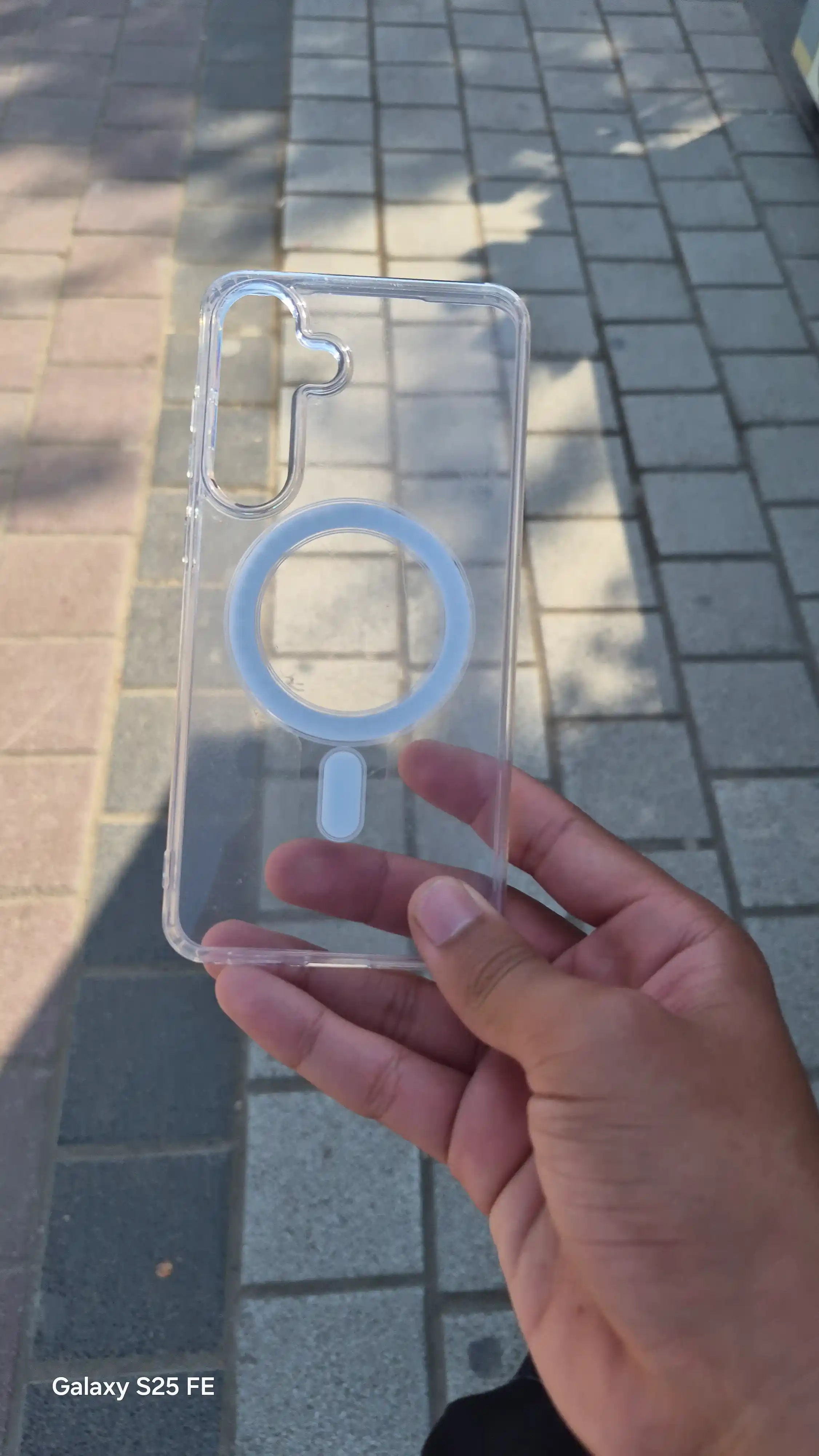 Samsung A14 dan S25 Ultra gacha uchun MagSafe shaffof chexol – zarbaga chidamli Clear Case