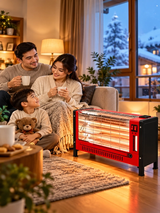 Elektr isitgich, VIPAK VK-200, infraqizil isitgich, uy isitish, 1600W - 
