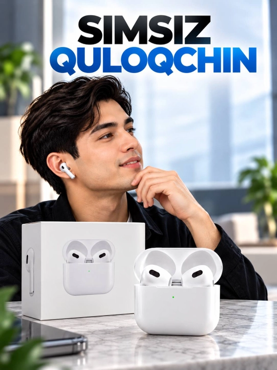 Simsiz quloqchin bluetooth naushnik airpods pro2 air pods pro3 telefon musiqa mikrofon