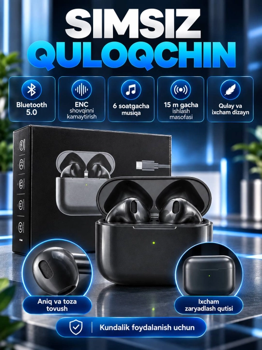Беспроводные наушники bluetooth AirPods Pro 2 AirPods Pro 3 Pro 4 телефон музыка микрофон - 