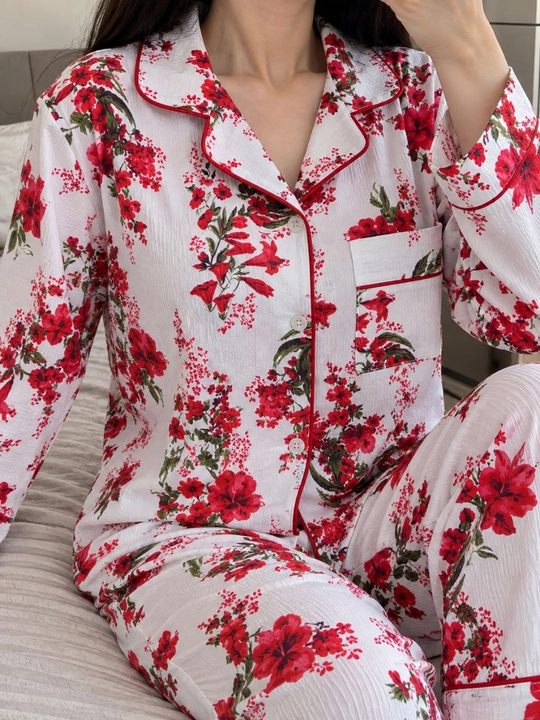 Ayollar pijamasi 1xl-48, 2xl-50, 3xl-52, tungi kiyim, uy kiyimi, katta razmer ayollar libosi